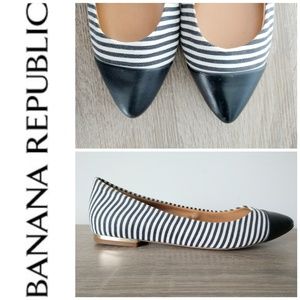 banana republic NAVY pointed toe flats